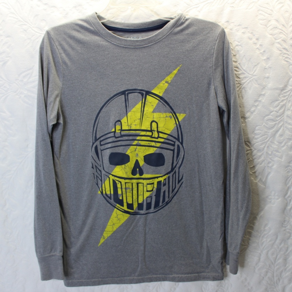 Cat And Jack Long Sleeve Football T Shirt Boys XL